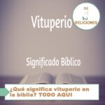 ¿Qué significa vituperio en la biblia?